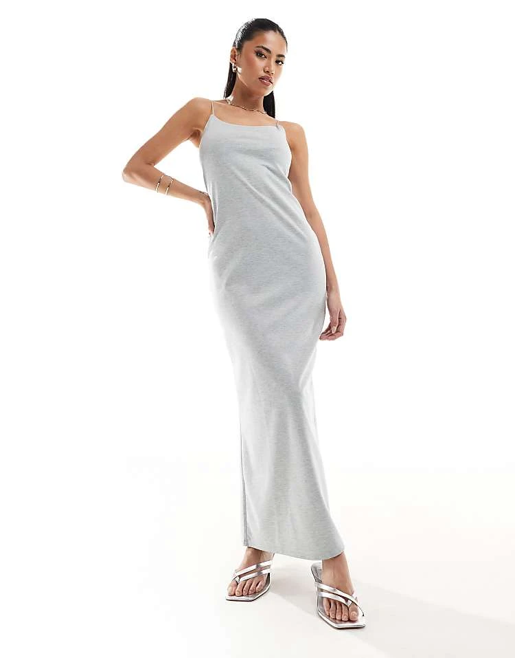 In The Style Cami Maxi Dress In Grey For Women 5 In The Style Cami Maxi Dress In Grey For Women - Image 5