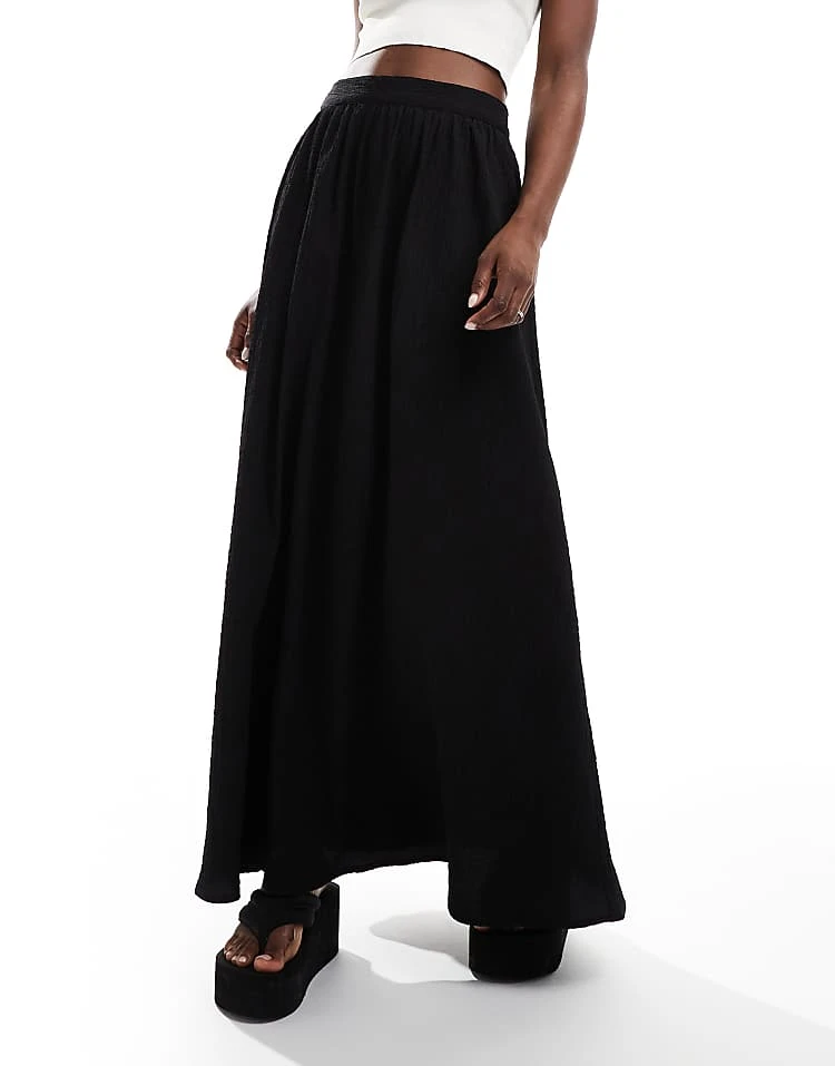 In The Style Maxi Skirt In Black For Women 6 In The Style Maxi Skirt In Black For Women - Image 6